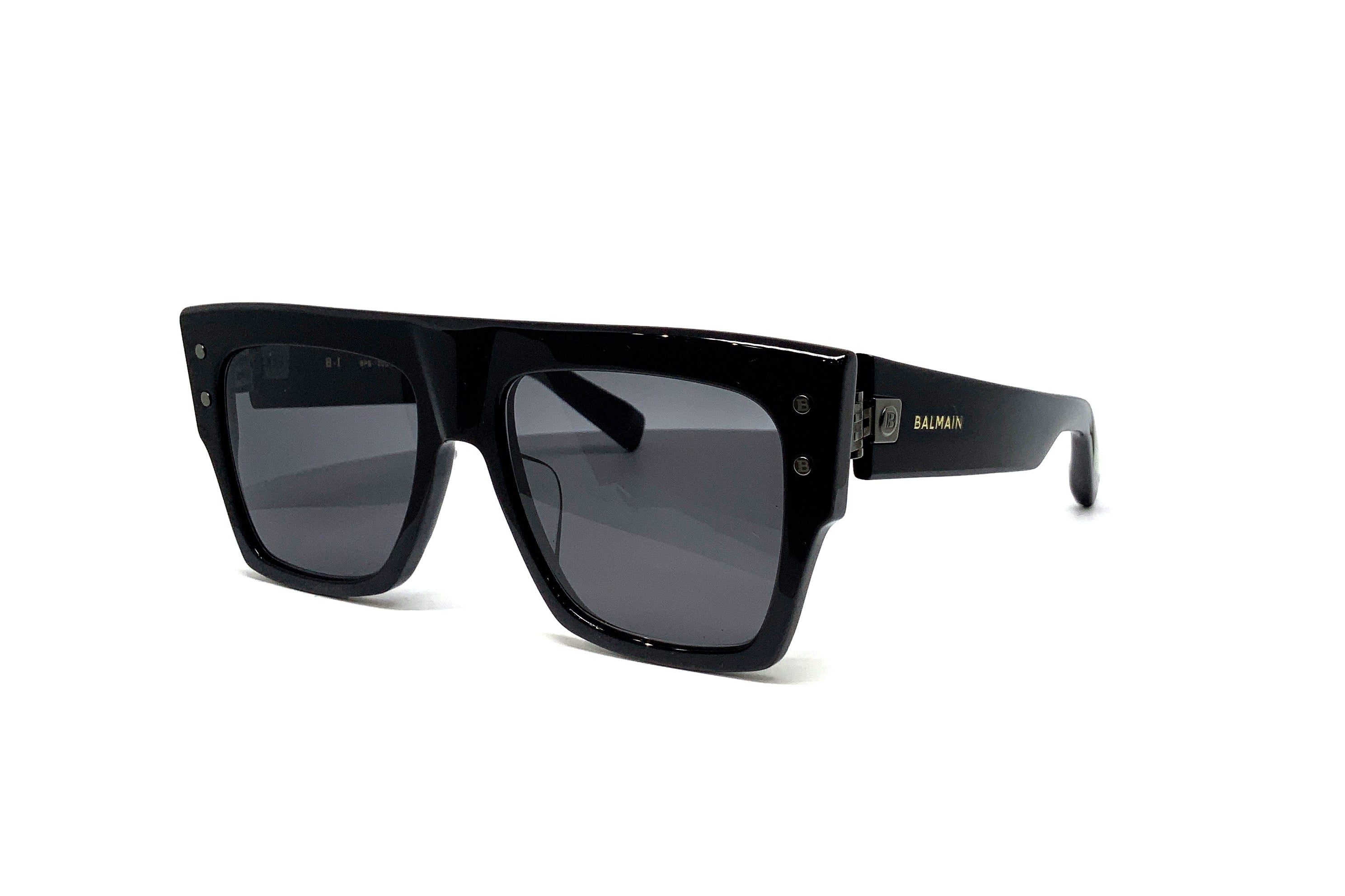 サングラス BALMAIN SS25 Unisex SUNGLASSES (BPS-128A-54 A BLACK) Balmain - Espion (Black) – Good See Co.