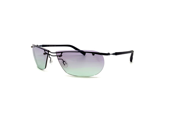 Matsuda 101 - 14625 (Vintage Black/Gradient Purple Emerald Lens)