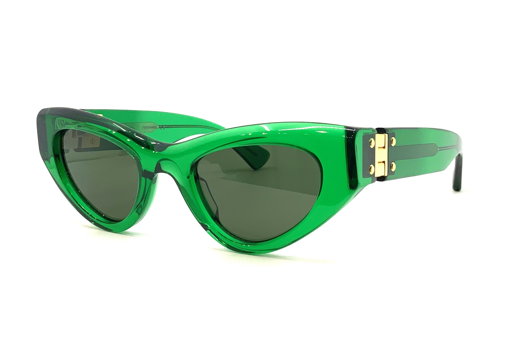 サングラス BOTTEGA VENETA SS25 Woman SUNGLASSES (BV1142S 004 GREEN) Bottega Veneta - BV1142S (004) – Good See Co.