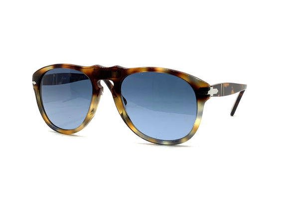 Persol - 649 [54] (Tortoise Spotted Brown/Azure Gradient Blue)