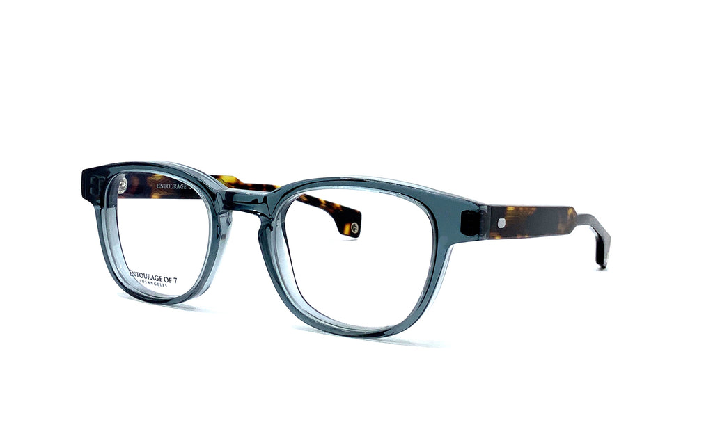 Entourage of 7 Eyeglasses - Gus (Crystal/Havana) – Good See Co