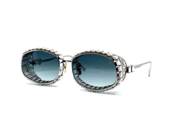 Anna-Karin Karlsson White Moon Square Acetate Sunglasses