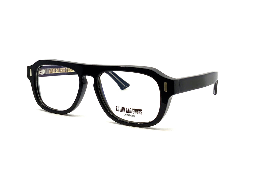 Cutler and Gross 0859 B Black Acetate Oversized Glasses Frame Cutler & Gross thick-frame Glasses | Black | FARFETCH main image 4