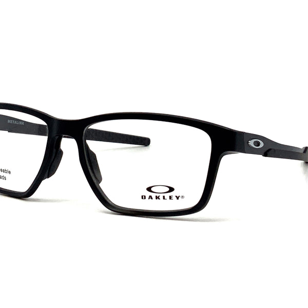 Oakley Eyeglasses - Metalink [57] RX (Satin Black) – Good