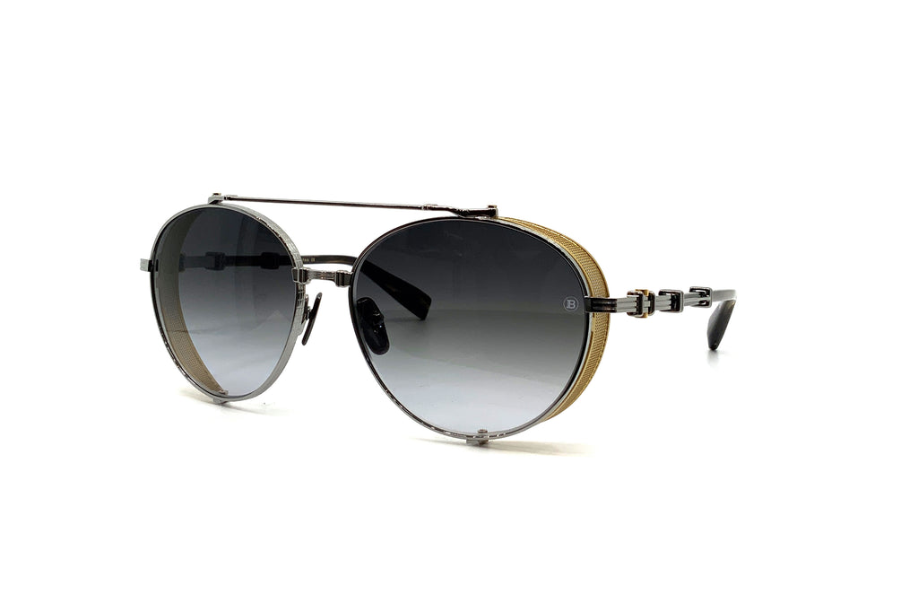 【Balmain 】Brigade-I Sunglasses Balmain Sunglasses - Brigade I Gold and Black – ABC Glasses