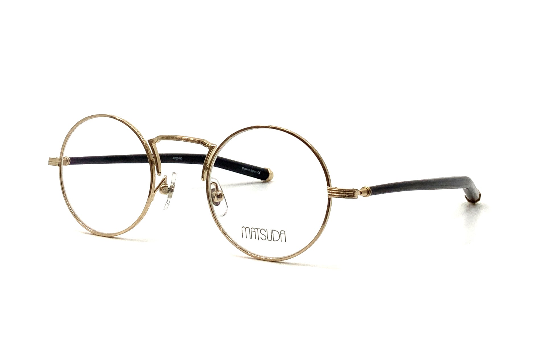 メガネ MATSUDA Matsuda - M3119 - BG BRUSHED GOLD Matsuda Official | M3119 Round Sunglasses - Hand Made in Japan