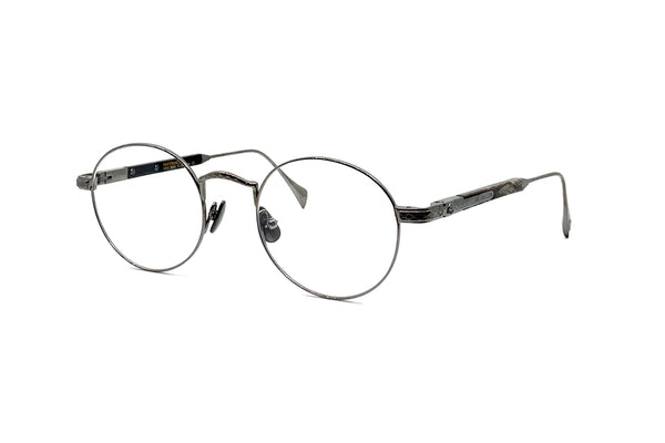 Maybach Eyewear - The Poet I [with CLIP] (Ruthenium/Black/White Marble)