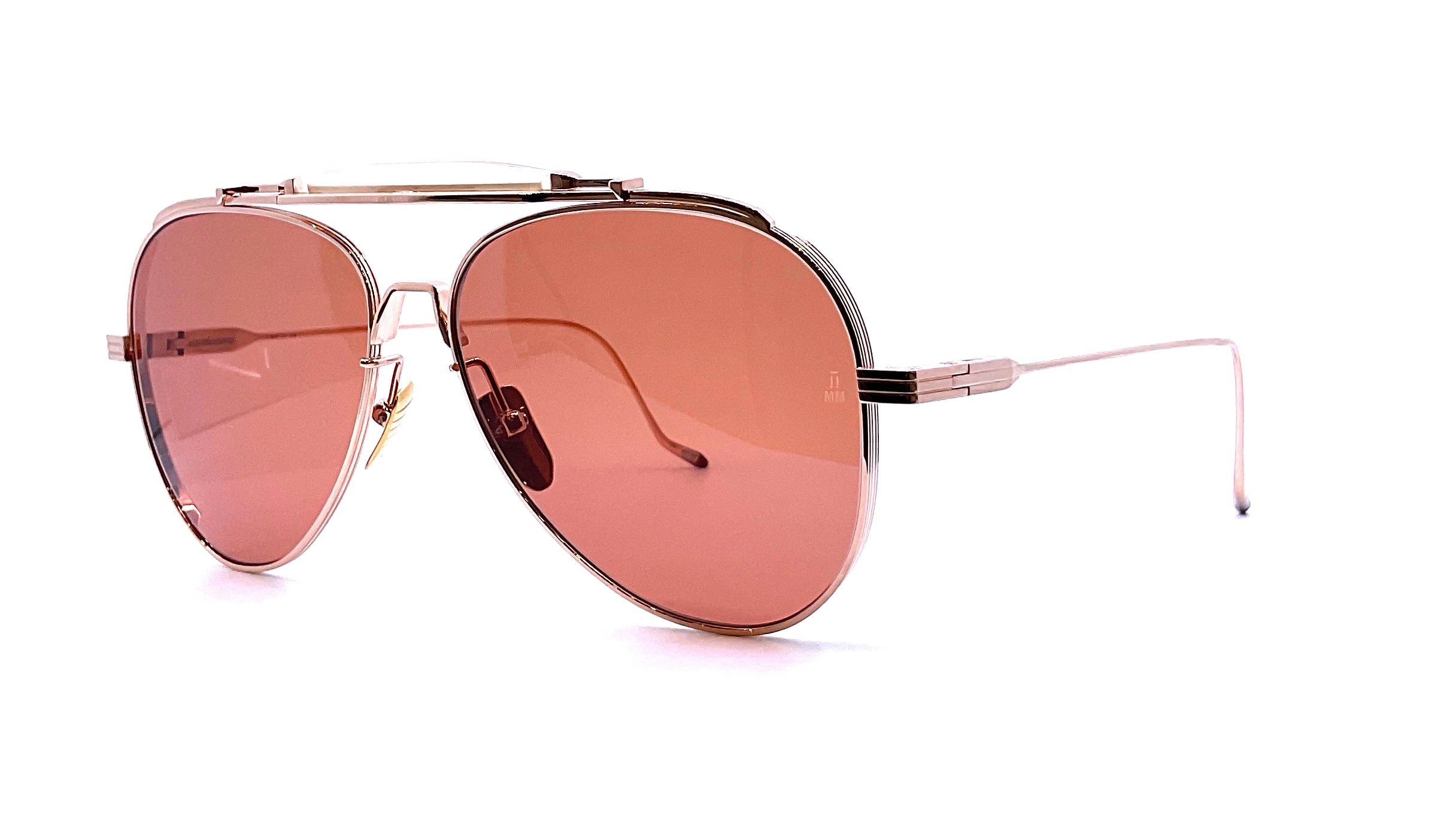Jacques Marie Mage: Marbot Sunglasses (Rose Gold) | DSMNY E-SHOP