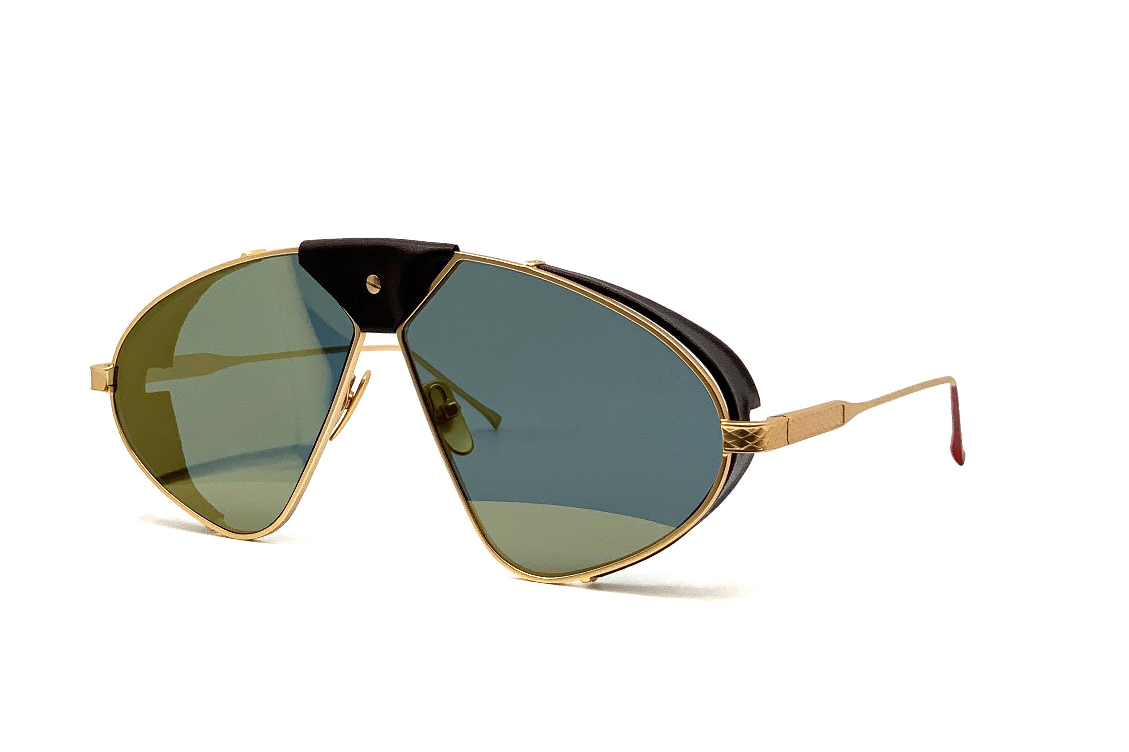 サングラス VYSEN EYEWEAR Vysen - CD-5 - Shiny gold (CD 5 SHINY GOLD) Vysen - Fonsi (Shiny Gold) – Good See Co.