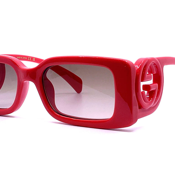 NWT Gucci GG1325S-005 Red Rectangle 54mm Sunglasses NEW Gucci GG 1325S Sunglasses 005 RED 100% AUTHENTIC | eBay main image 2