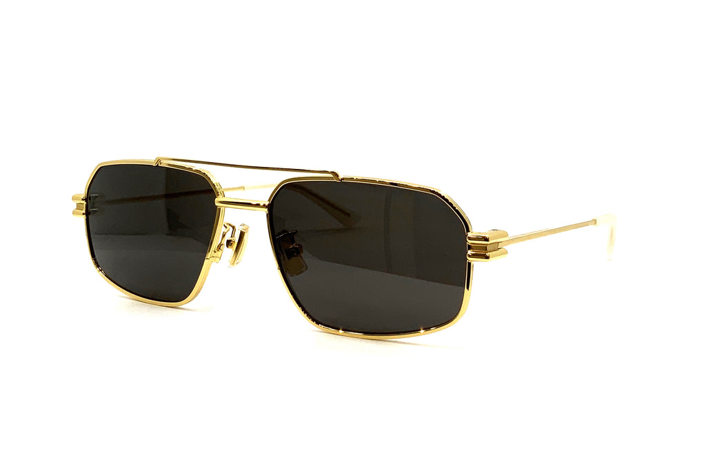 BOTTEGA VENETA 長方形フレムサンクラス BV1351S 002 Bottega Veneta Acetate Frames 51S - Green – Kith
