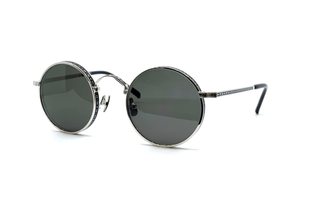メガネ MATSUDA Matsuda - M2066.RX - black palladium white cl Matsuda M2066 - Black / Palladium White Rx Glasses | italist