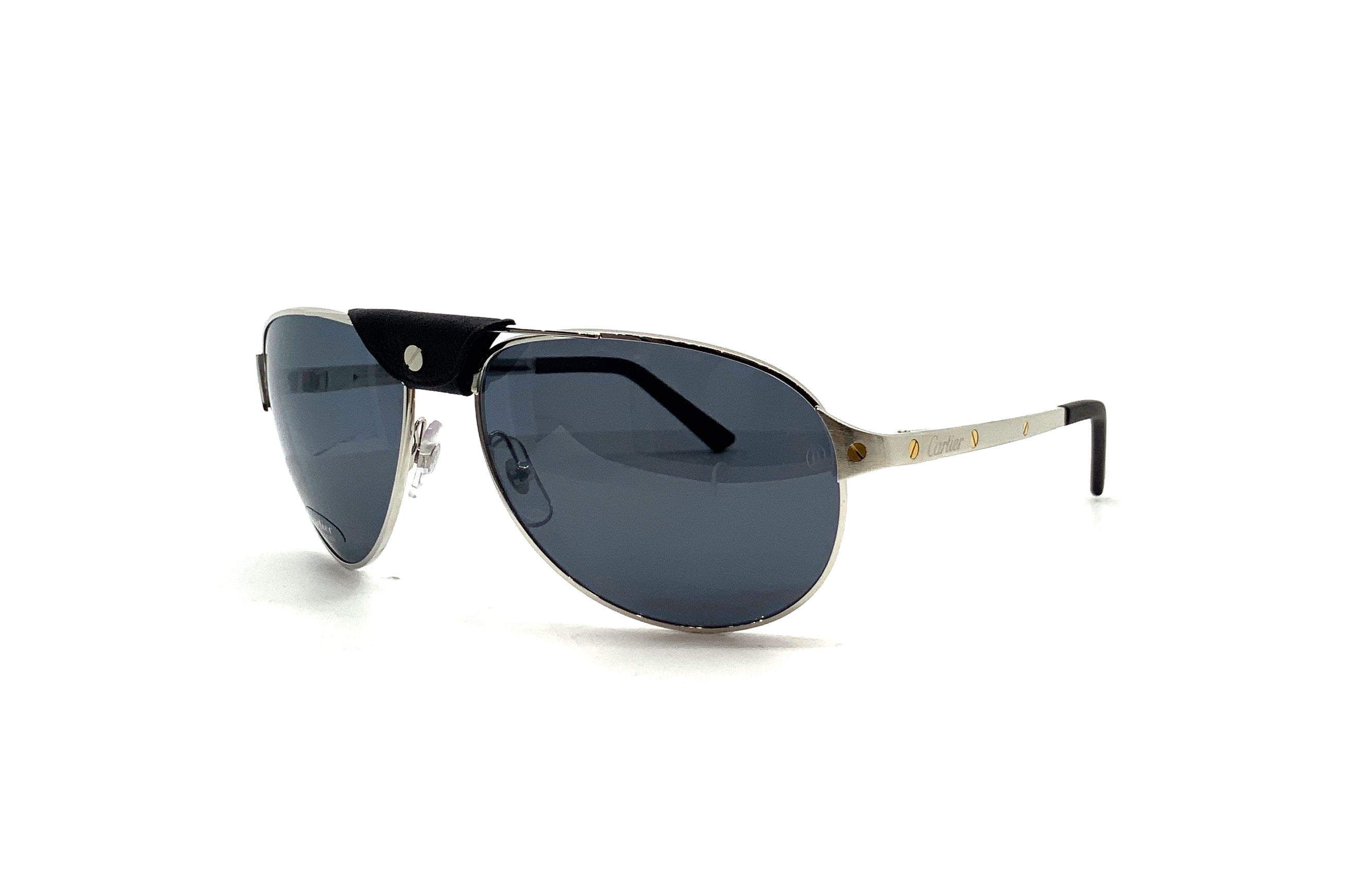 サングラス Cartier Cartier - CT0074S - 004 silver silver grey Eyeglasses Cartier CT0474S 004 Silver