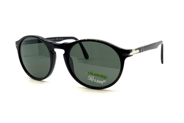 Persol - 3204-S [54] (Black/Polarized Green)