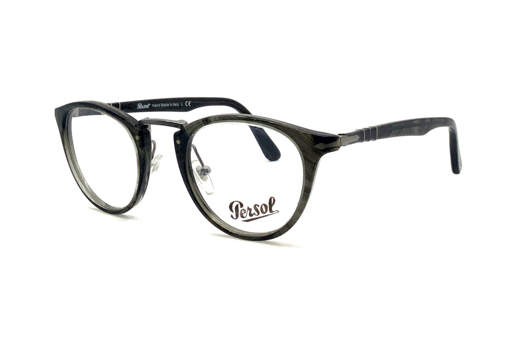 Striped Grey Persol 3107v Typewriter Edition Persol 3107-V