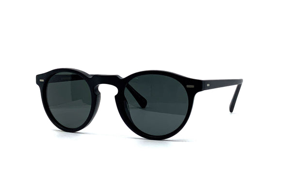 Oliver Peoples - Gregory Peck Sun [47] (Semi-Matte Black | Dark Grey Polar)