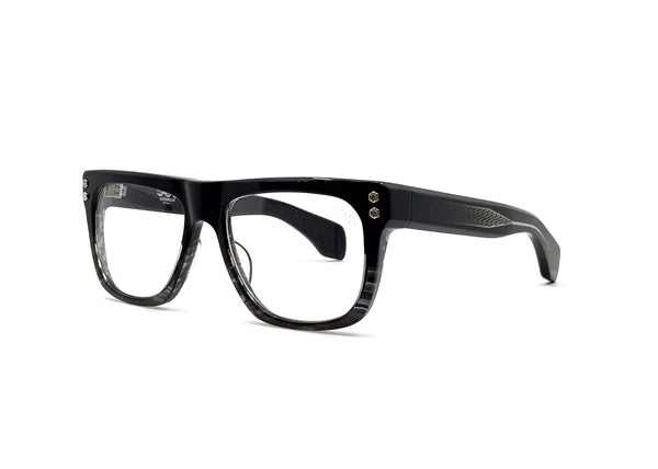 Hoorsenbuhs Eyeglasses - Model VIII (Black/Grey Tortoise Fade)