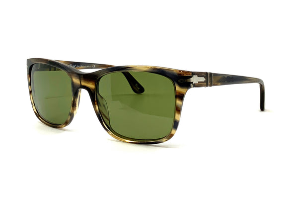 Persol - 3135-S [55] (Brown Striped Grey/Green)