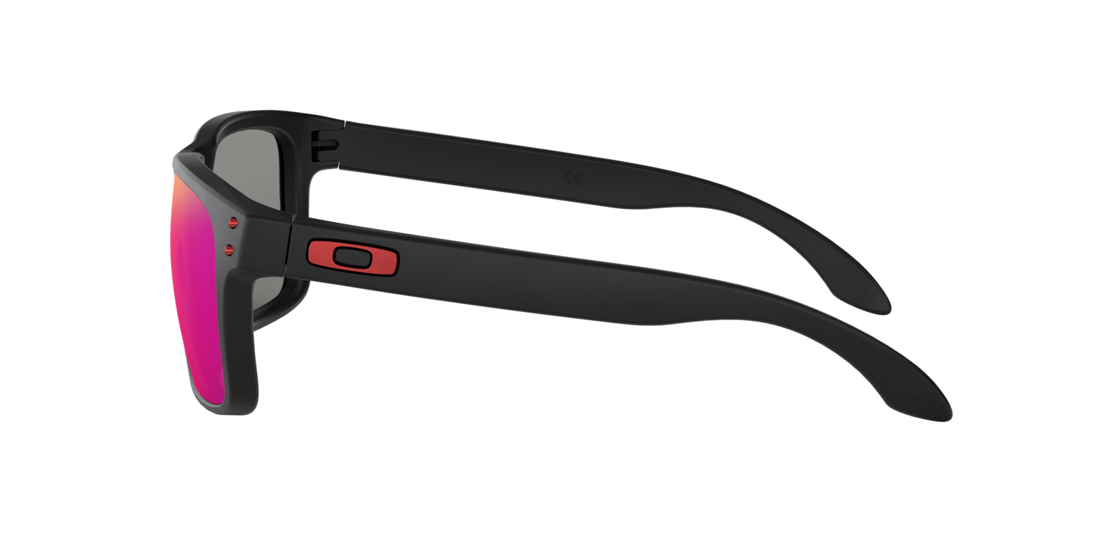 Oakley Holbrook Matte Black Positive Red Iridium Good See Co