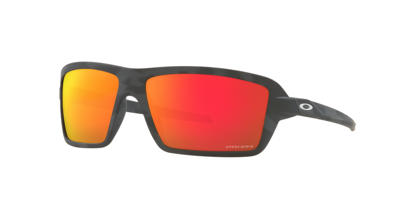Oakley Cables Black Camo Prizm Ruby
