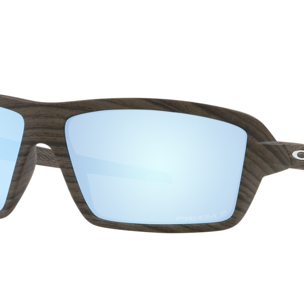 Oakley Split Shot Sunglasses Woodgrain / Prizm Deep Water Polarized