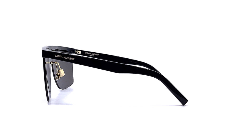 Saint Laurent SL 537 PALACE Sunglasses Women Shield 99mm New & Authentic