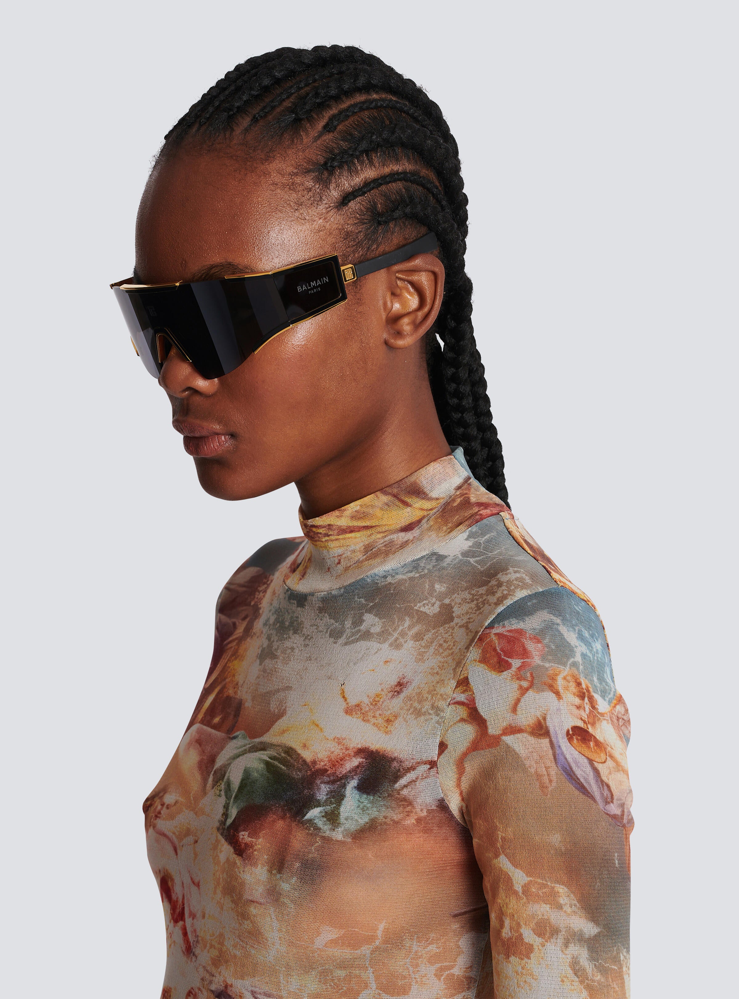 サングラス BALMAIN SS25 Unisex SUNGLASSES (BPS-138B-141 138B GOLD) BALMAINFLECHEBPS-138B-