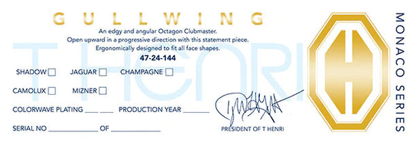 T HENRI - Gullwing Rx (Champagne)