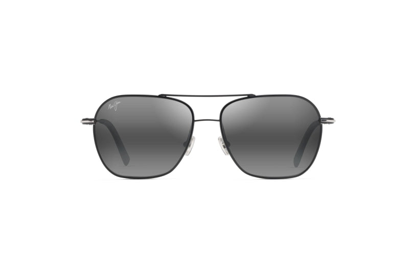 Maui Jim - Mano (Black w/ Silver Stripe)