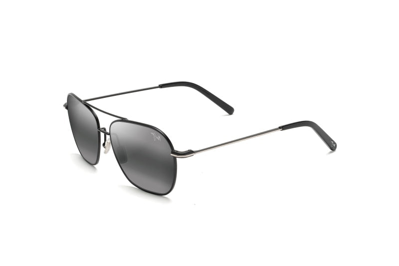 Maui Jim - Mano (Black w/ Silver Stripe)