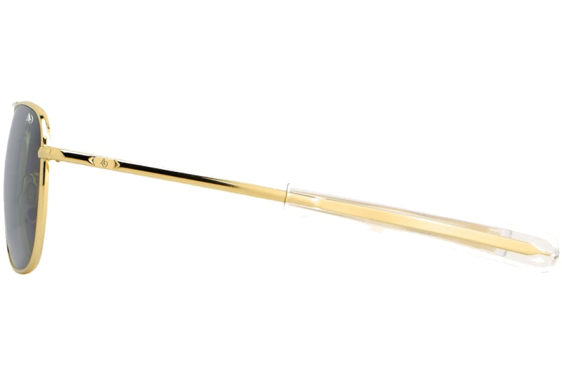 American optical pilot sale aviator sunglasses 55mm gold