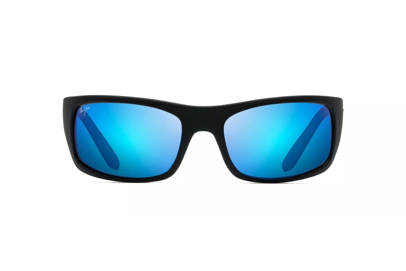 Maui Jim Peahi (Black Matte Rubber/Blue Hawaii) – Good See