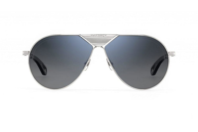 Maybach Eyewear - The Lineart I (Ruthenium/Walnut Burr/Ebony Velvet)