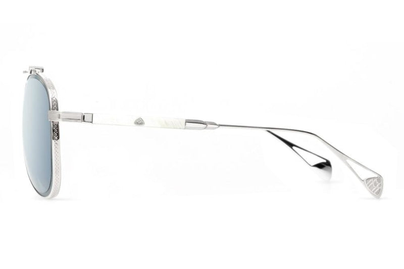 Maybach Eyewear - The Observer I (Ruthenium/White Marble/Black)