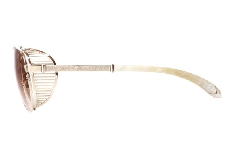 Maybach Eyewear - The Vision I (Champagne Gold/White Cream) LIMITED EDITION