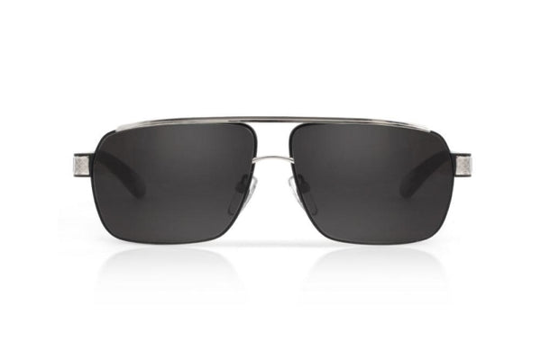 Maybach Eyewear - The Admiral I (Platinum/Black Satin/Black Velvet)