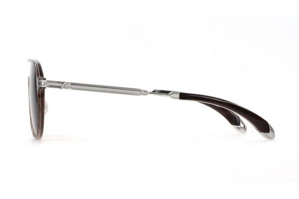 Maybach Eyewear - The Architect I (Ruthenium/Chocolate Melange)