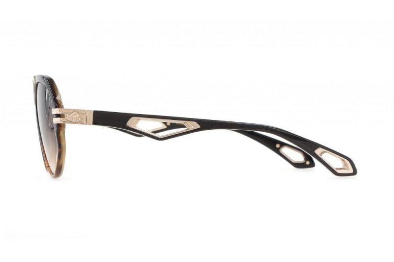 Maybach Eyewear - The Jack I (Champagne Gold/Black/Classic Tortoise Gradient)