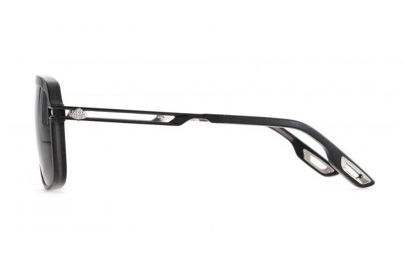 Maybach Eyewear - The MC I (Platinum/Black Plated/Dark Grey Metallic/Black Velvet)