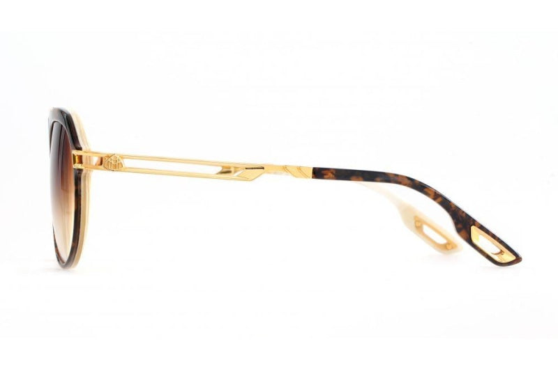 Maybach Eyewear - The MC II (Gold/Dark Amber/Vanilla) – Good