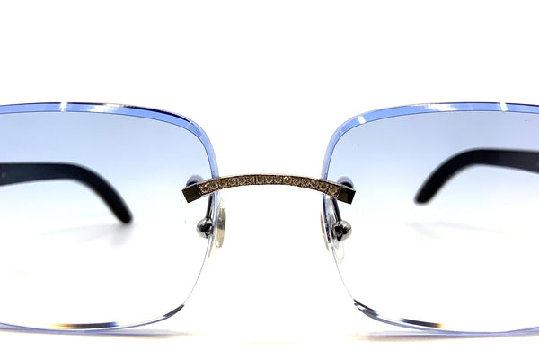 Cartier Custom - C Décor Buffalo Horn w/ Genuine VVS1 Diamonds (Sky Gradient) No. 01