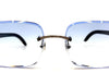 Cartier Custom - C Décor Buffalo Horn w/ Genuine VVS1 Diamonds (Sky Gradient) No. 01