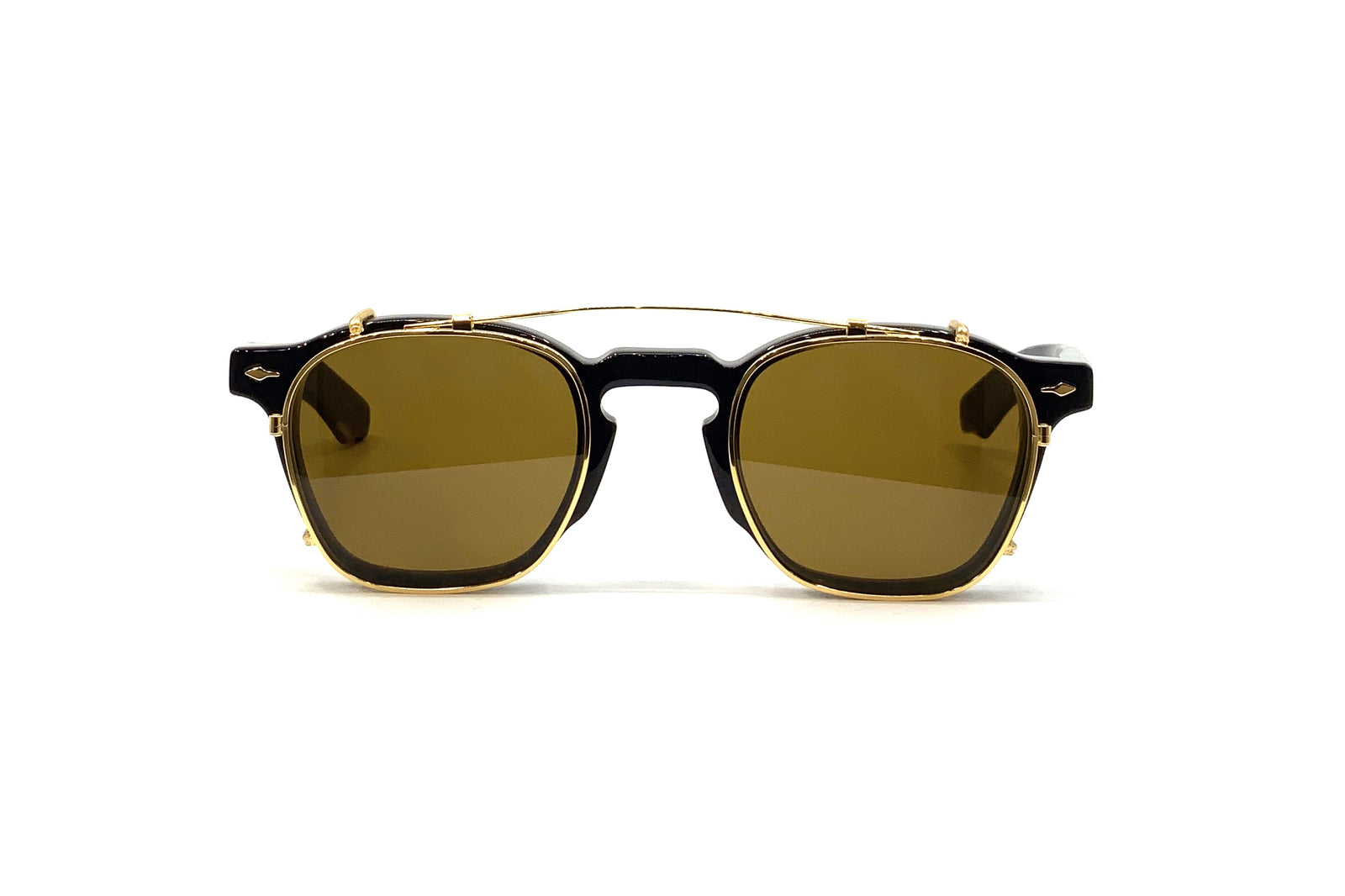 Jacques Marie Mage - Zephirin [47] Clip On (Gold) [Brown Lens