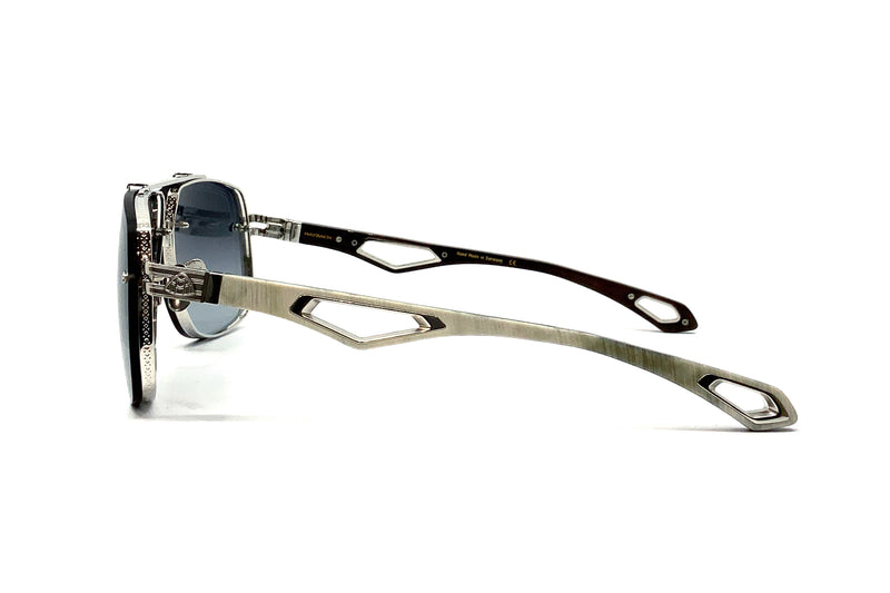 Maybach Eyewear - The King II (Platinum/Light Slate)