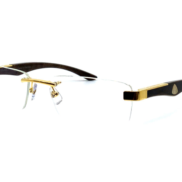 メガネ MAYBACH Maybach Eyewear - THE ARTIST III - Platinum plated Maybach Eyewear - The Artist III (Gold/Ebony/Mother-of-Pearl