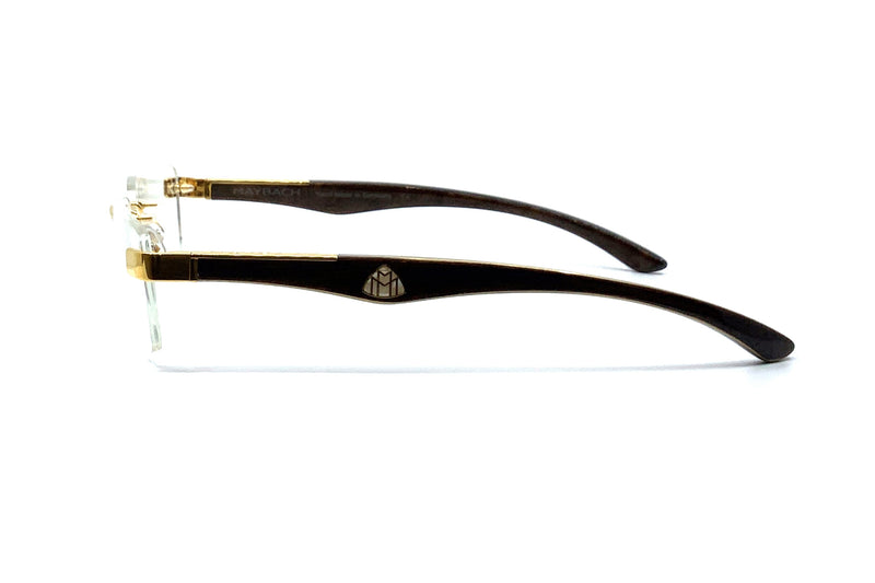 Maybach Eyewear - The Artist III (Gold/Ebony/Mother-of-Pearl/Walnut Burr)