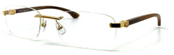 Maybach Eyewear - The Artist XI (Gold/Striped Caramel Velvet)