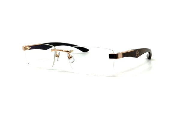Maybach Eyewear - The Artist III (Rose Gold/Walnut Burr/Carbon)