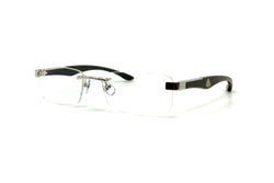 Maybach Eyewear - The Artist III (Platinum/Fango BEM/Silver Outline/Mother-of-Pearl/Ebony)
