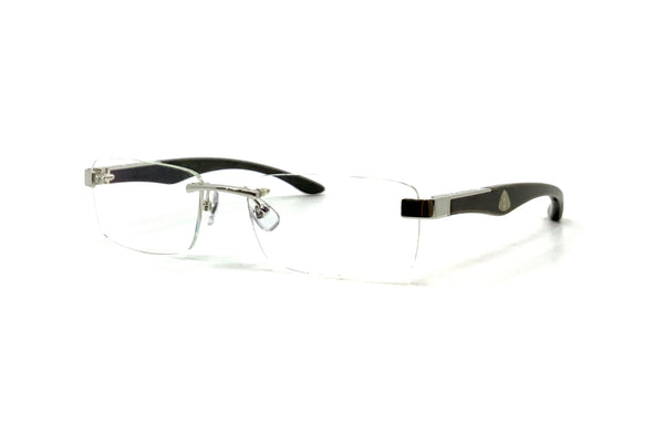 Maybach Eyewear - The Artist III (Platinum/Fango BEM/Silver Outline/Mother-of-Pearl/Ebony)